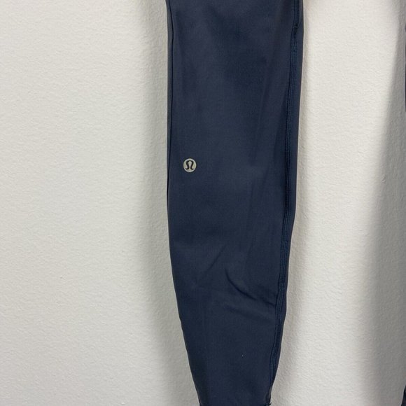 RARE Lululemon Principal Dancer Corsetry Tights Size 6 Soot Gray 28" Luxtreme - Picture 7 of 8